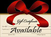 Gift certificate availability announcement